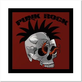 Punk Skull Posters and Art